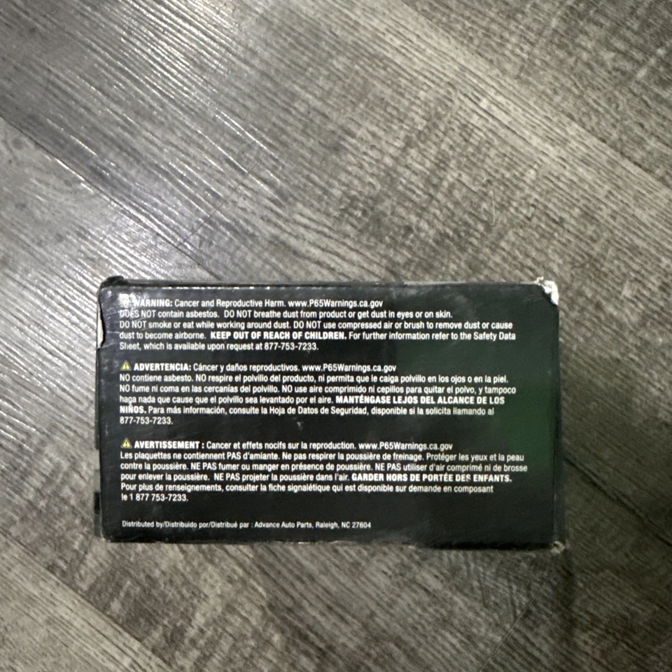 Pastillas de freno delanteras traseras Pxd1724h Carquest Foto 4 de 4