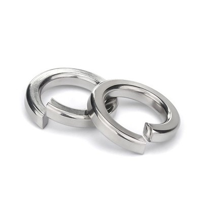 M6 Split Lock Washer, 18-8 (304) Stainless Steel Spring M6, Silver 