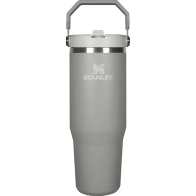 Stanley 1913 Iceflow Flip Straw 2.0 Ash Vacuum Tumbler 0.89L Water Bottle