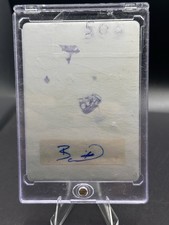 2021 Leaf Trinity Bobby Witt Jr Printing Plate 1/1 Auto