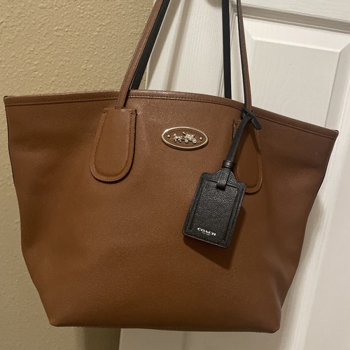 Coach F1482 Handtasche Beuteltasche Schultertasche Logo Leder braun GV gebraucht 8e5cab998120291 - Bild 11 von 14