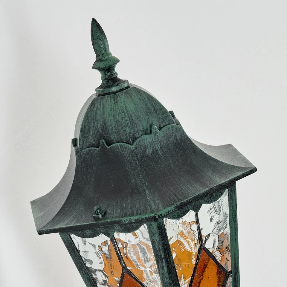 HOFSTEIN Viano Außenwandlampe Außenleuchte Metall/Glas Schwarz/Grün/Klar/Orange - Bild 4 von 4