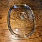 PYREX DC 1 1/2 C Oval REPLACEMENT Glass Lid Corning Ware 27Casserole LID ONLY