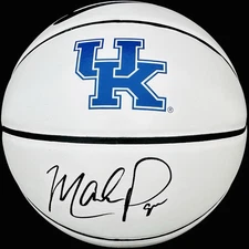 MARK POPE SIGNED KENTUCKY WILDCATS NIKE LOGO BASKETBALL PSA/DNA GO CATS!
