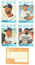 2013 Topps Heritage (1-500) - TAMPA BAY RAYS Team Set