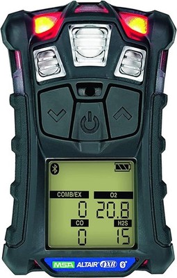MSA 10179330 ALTAIR 4XR Durable Portable Multi Gas Detector Monitor Oil Gas