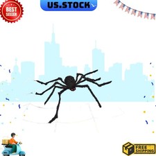 Giant Halloween Spider 200" Web Outdoor Decoration