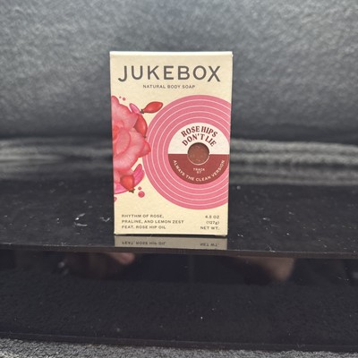 Jukebox Natural Body Soap Bar Soap Rose Hips Don't Lie 4.5 OZ