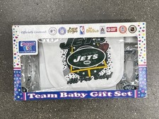 New Ansa Easy To Hold Baby Bottles NFLNY Jets Rare Vintage W Bib