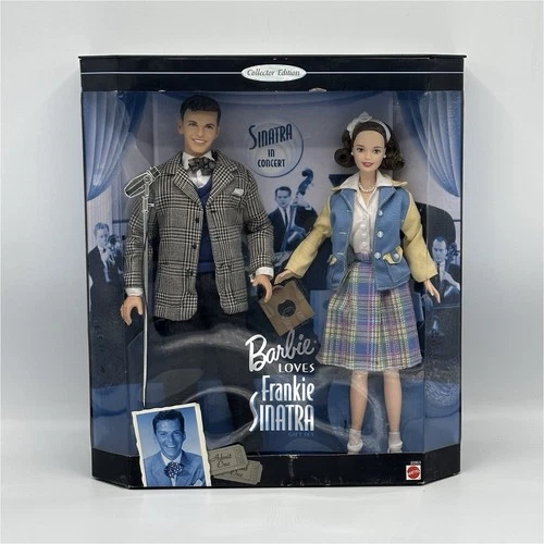 Mattel Barbie Loves Frank Sinatra Collector Edition Doll Set 1999 12in 2 Pieces