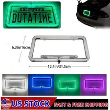 Universal Neon License Tag Frame With Led Light Car Suv Coupe Frontrear Cover Universal Neon License Tag Frame With Led Light Car Suv Coupe Frontrear Cover