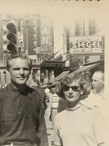 Grand Rapids Michigan Vintage Photo Neon Sign City Siegel Jeweler Couple