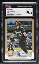 2023 Topps Series 2 Gold /2023 Jake Burger #528 CGC 9.5 Mint+