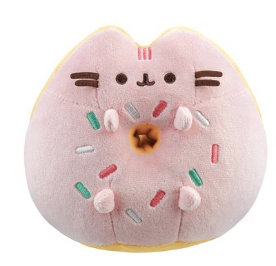 Aurora 61589 - Pusheen Pink Donut, Plüschtier, 14 cm