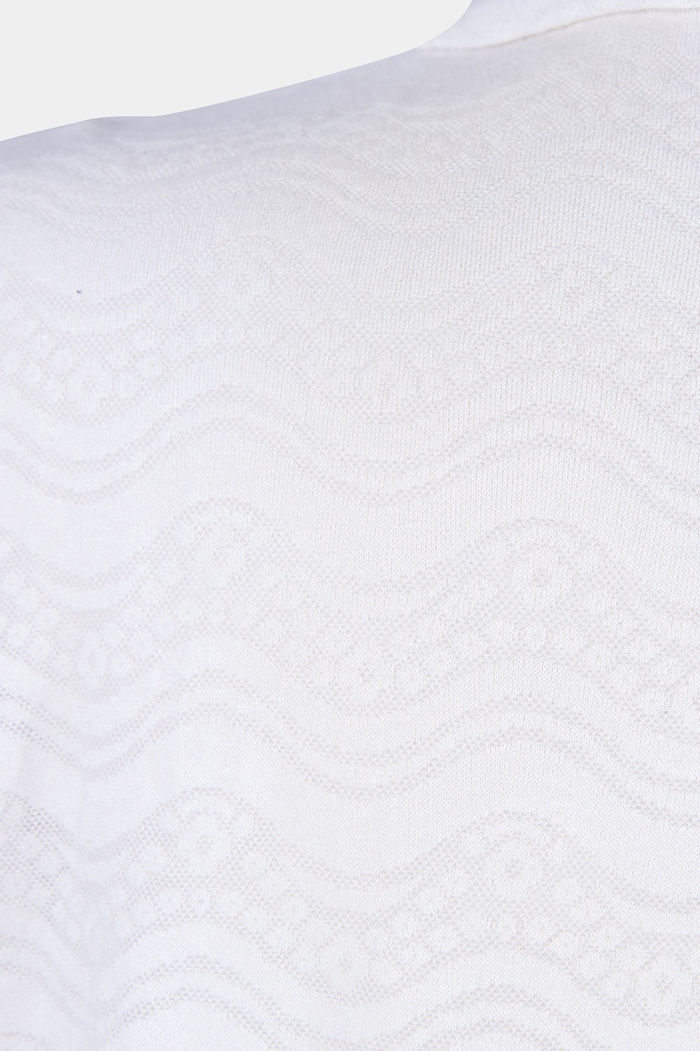 CREAM Womens One Size Shirt Transparent Textured … - image 3