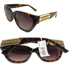 New GUESS GO00004 52F Tortoise/Brown Womens Sunglasses 75