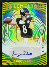 KENNY PICKETT 2023 Illusions Limelight Signatures Auto GOLD /50 STEELERS