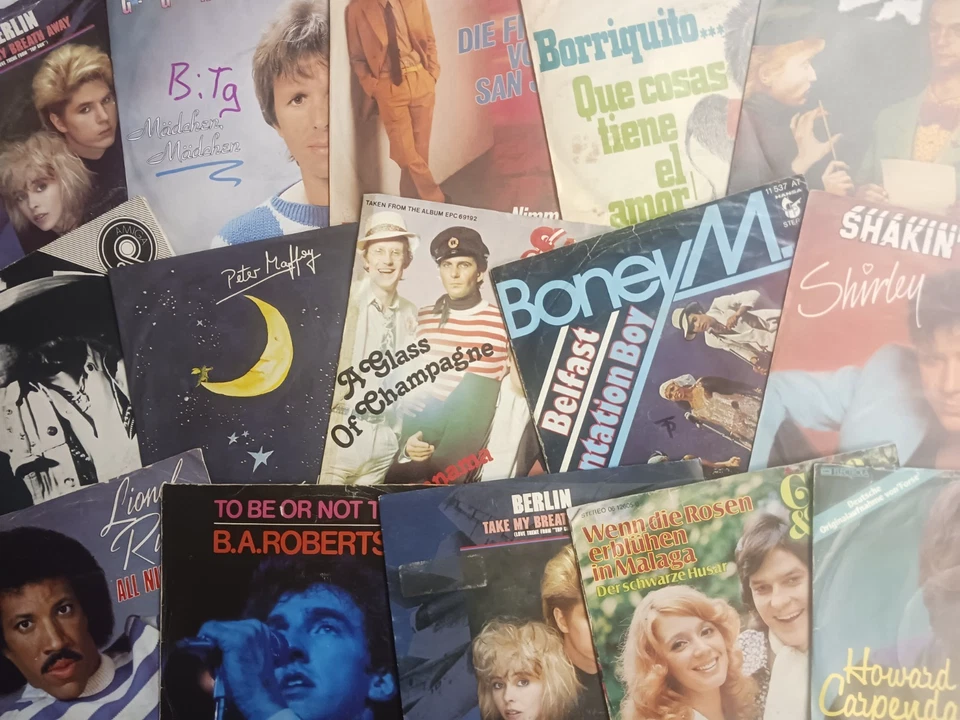 118 Single Deutsch & International mittlere und stärkere Gebrauchssspuren - Bild 3 von 4