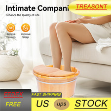 Foot Basin Feet Barrel Soaking Wood Bath Tub Bucket Foot Soaker Washing Sauna