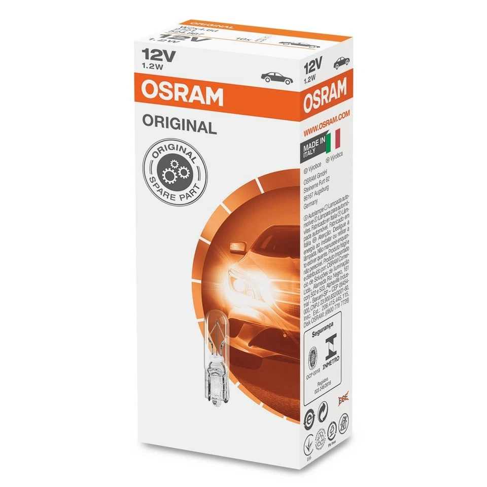 OSRAM Ampoule éclairage intérieur 2721 avant pour VOLVO V70 I (875, 876) Boîte - Photo 3/4
