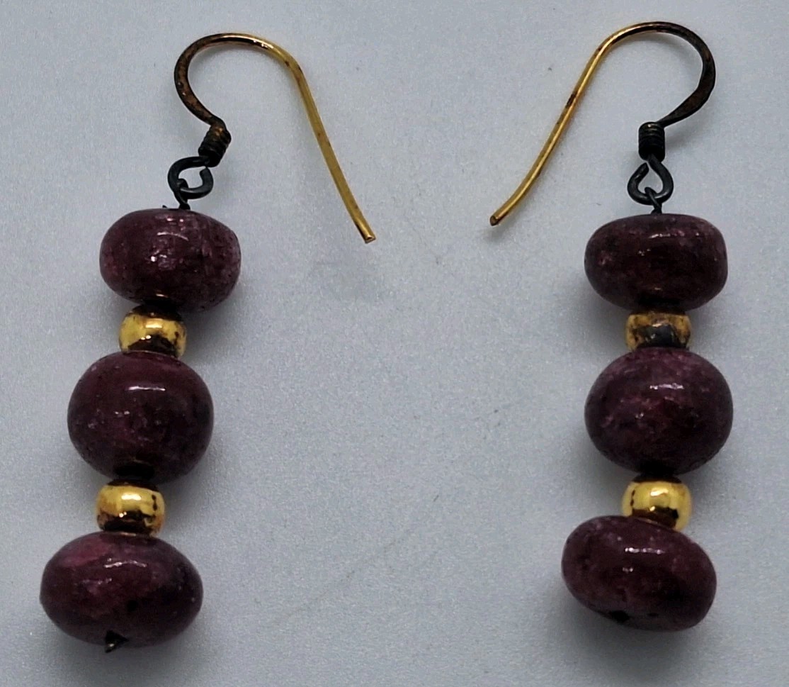Stauer Romantica Ruby Earrings Dangle Pierced 246… - image 2