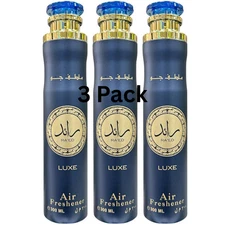 Raed Luxe 3 PACK Lattafa Air Freshener 300mL Home Rome Aerosol Spray