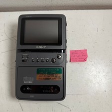 Sony Video Walkman GV-200 Gray 4" LCD 8mm Video Cassette Recorder - For Parts