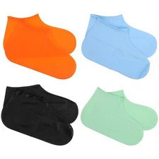 4 Pairs Shoe Booties Waterproof Cover Outdoor Covers Reusable Anti Skid