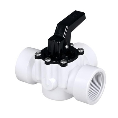 FibroPool 1-1/2'' CPVC 3-Way Pool Diverter Splitter Valve Female Threaded
