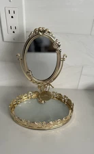 Bath and Body Works Disney Princess Belle Mirror Body Care Tray Brand New