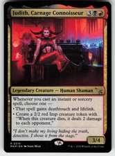 Judith, Carnage Connoisseur Murders at Karlov Manor 210 R NM MTG