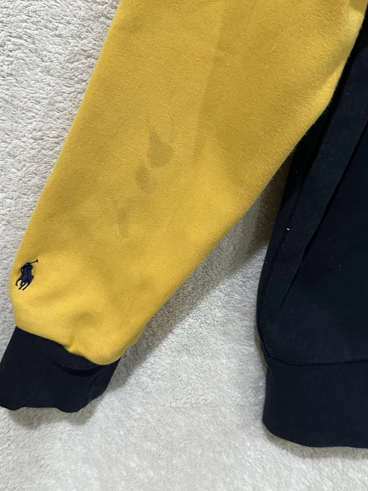 Polo Ralph Lauren Sweatshirt Boys XL 18-20 Crewneck Color Block Pony Pullover - Image 2 of 4