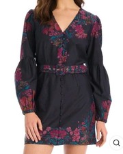 Anthropologie Allison New York Women’s TALIA Floral Size 2 100% Cotton NWT