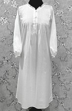 SoieRose Victorian 100 Cotton Nightgown with Pintuck Bodice SR-1229