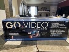 Go video ddv 9485 dual deck vcr New In Box