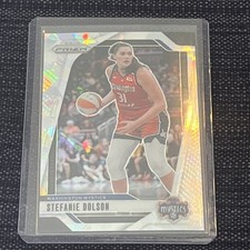 2024 Panini Prizm WNBA- Ice Prizm #34 Stefanie Dolson- Washington Mystics