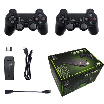 4K Game Player Videospielkonsole 64GB Wireless Controller für 20000 Retro Spiele