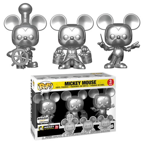 Mickey Mouse 90th Silver 3-Pack