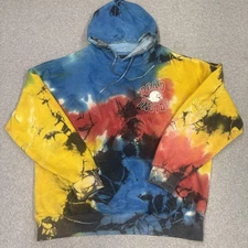 Assholes*s Live Forever Hoodie Sweatshirt Mens XL Tie Dye Dead Inside Graphic