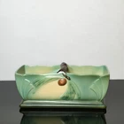 Roseville Pottery Green Wincraft Pinecone Planter