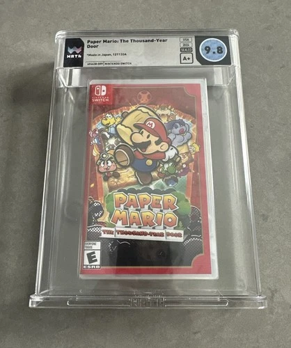 Paper Mario: The Thousand-Year Door Nintendo Switch WATA Graded 9.8  A+ New