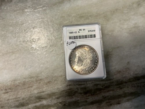 1885-CC Silver Morgan Dollar MS64