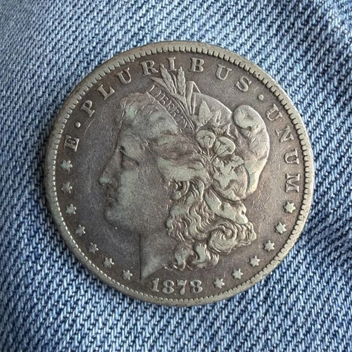 1878-CC Morgan Silver Dollar In Very Fine Condition Nice Coin