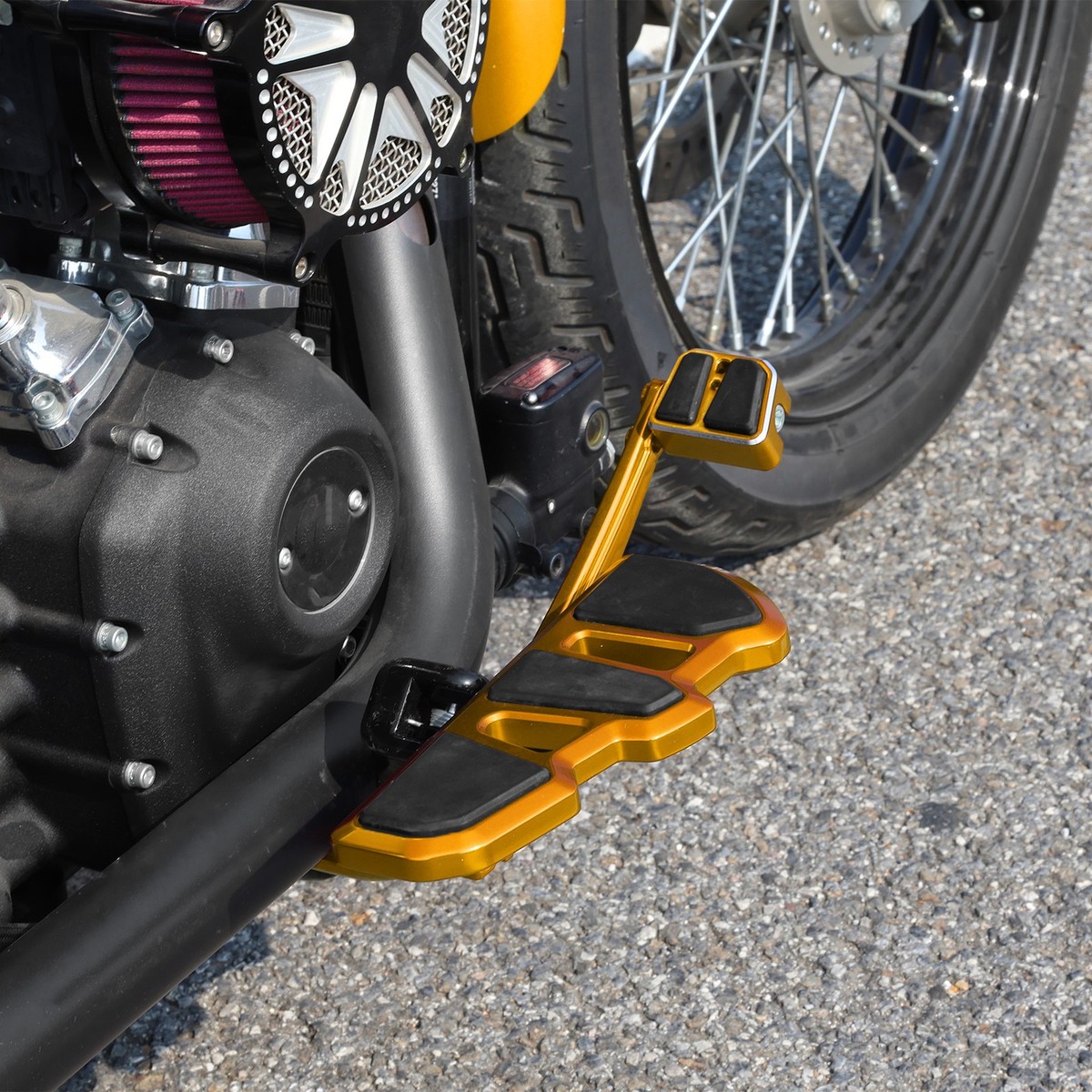 Rider Driver Foot Floor Boards For Harley Softail Street Bob FXBB