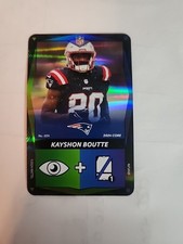 2024 UNO Elite Kayshon Boutte Dual Color Foil Green / Blue #024 Patriots