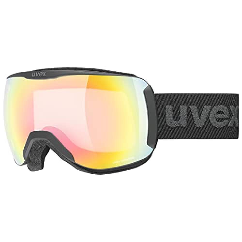 (TG. Taglia unica) uvex downhill 2100 V, occhiali da sci unisex, fotocromatico,