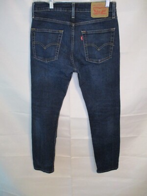 Levi's 510 Cotton Blend Dark Rinse 29 x 29 Skinny Leg Blue Jeans SEE COMMENTS