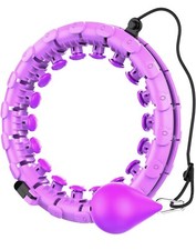 Smart Hoola Hoop for Adults Weight Loss, Weighted Hula Exercise Hoops 24 section