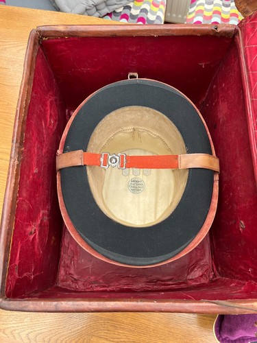 Antique Lock & Co Black Silk Top Hat & Case Size Approx 7 1/8 58.5cm Ascot Ready - Picture 22 of 24