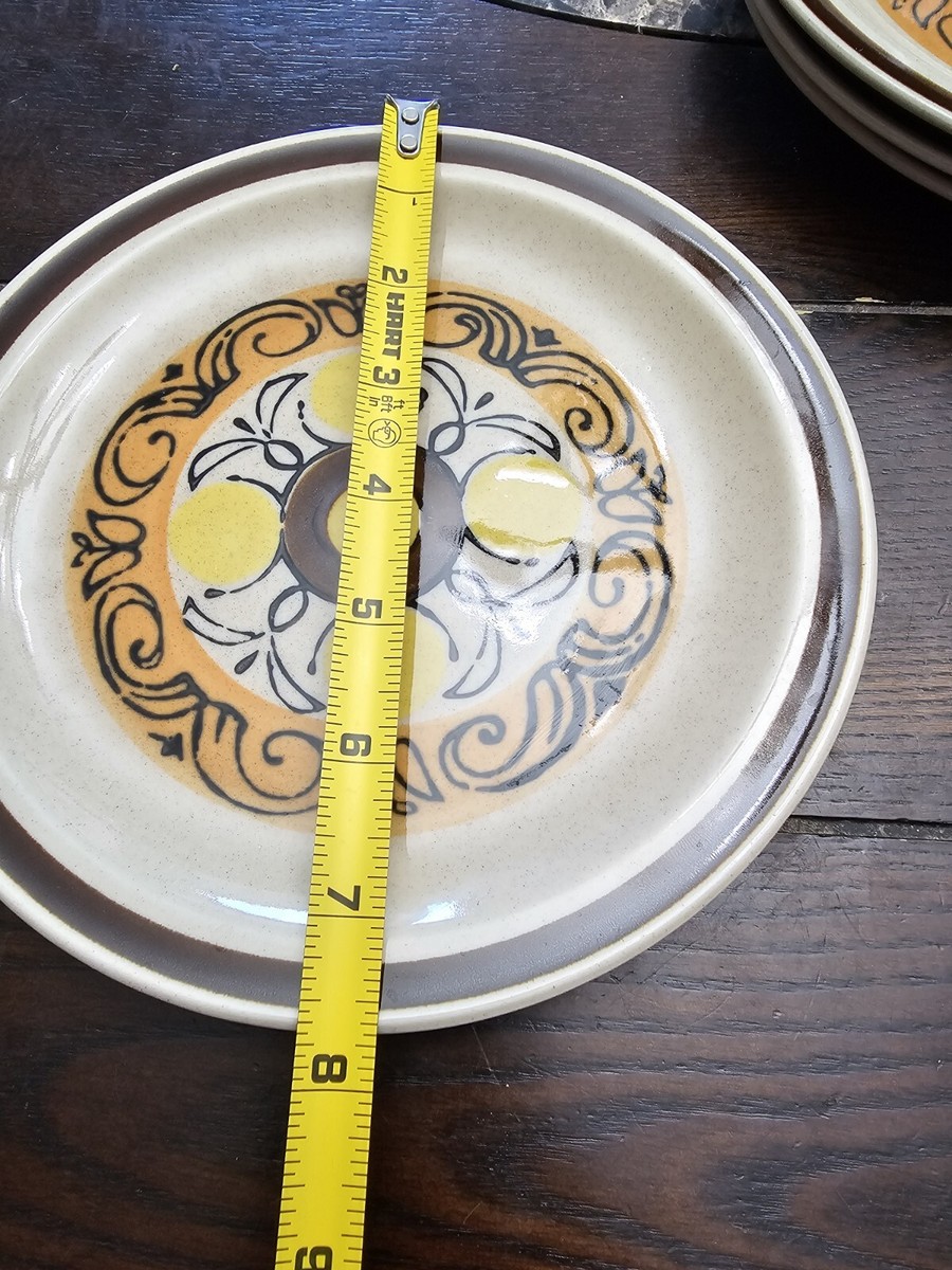 Vista Stoneware 1970s Design Japan Set Of 4 Salad Plates | eBay